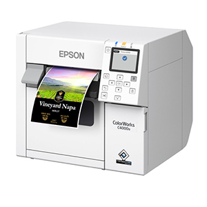Epson ColorWorks CW-C4000 desktop color inkjet label printer